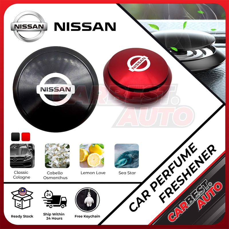 NISSAN Car Air Freshener Zinc Alloy WANGI Perfume Pewangi Kereta + Free