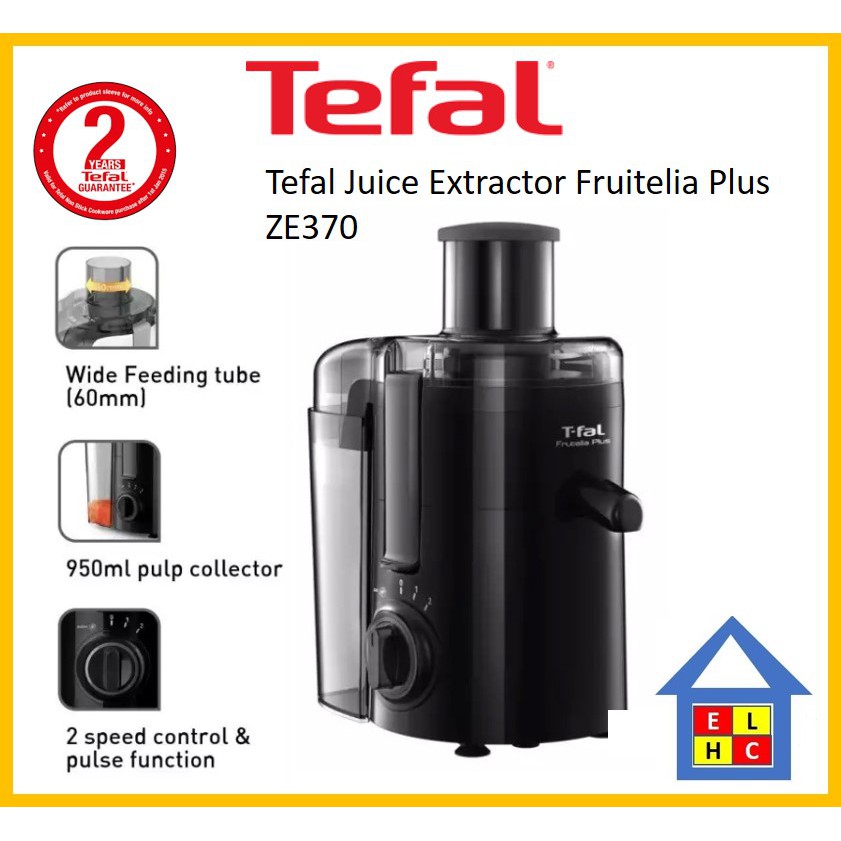 Tefal Juice Extractor Fruitelia Plus ZE370 Shopee Malaysia
