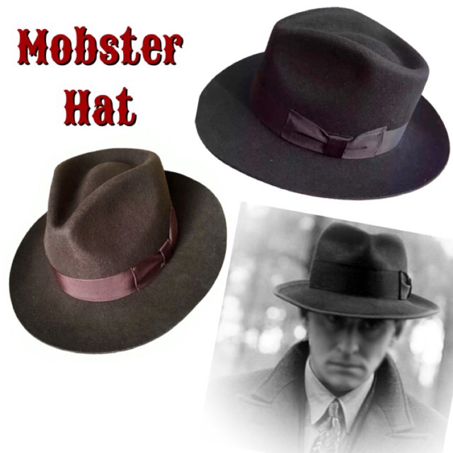mobster style hats