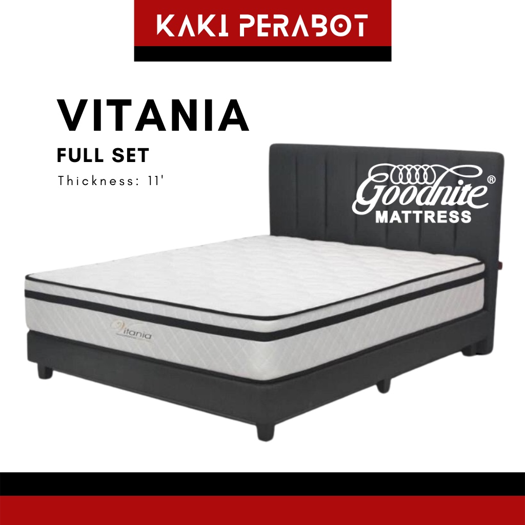 KP [FREE SHIPPING] Spinahealth by GOODNITE Vitania 11 Inch Mattress