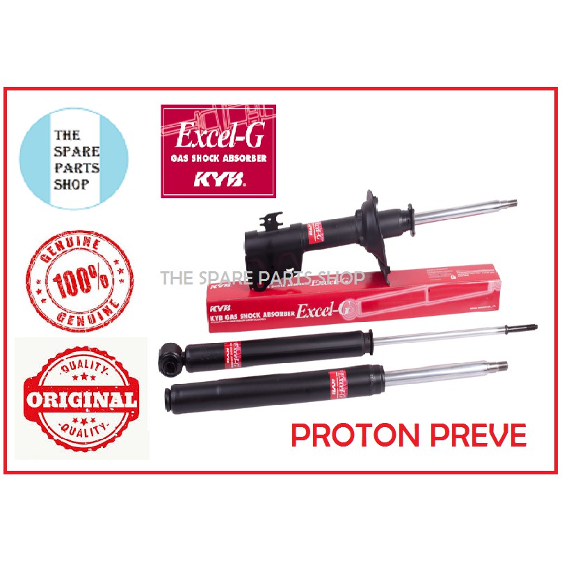 Kayaba Proton Preve Absorber Rear Gas 2 Pcs Shopee Malaysia