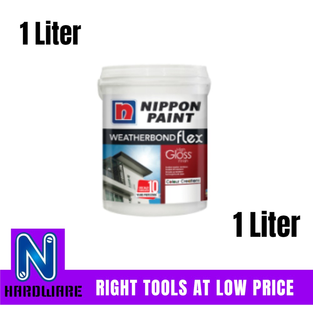 Nippon Paint Weatherbond Flex Exterior Wall Paint / Cat Luar Dinding ...