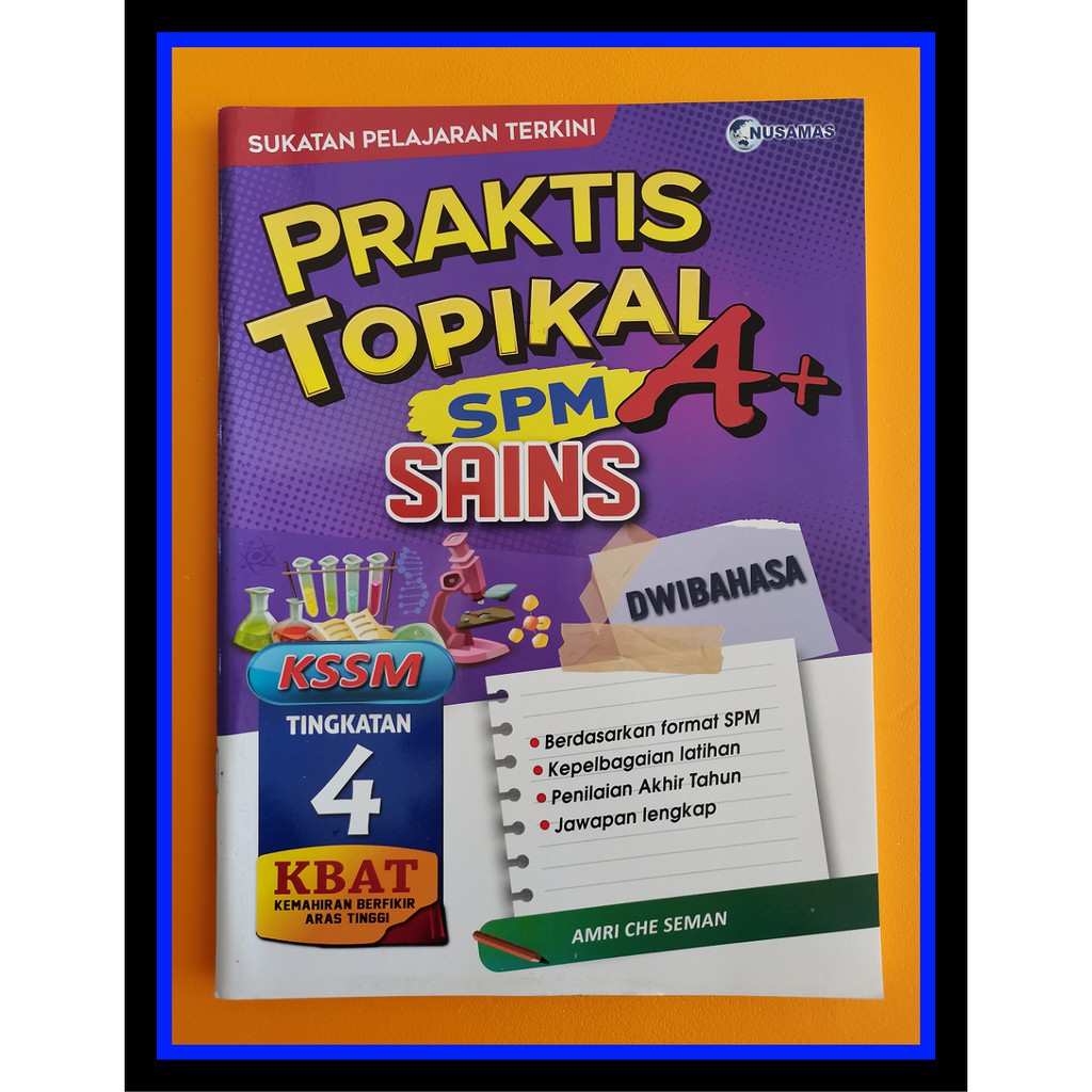 2020 Buku Latihan Praktis Topikal A Spm Sains Tingkatan 4 Kssm Shopee Malaysia