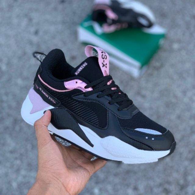 puma rsx black pink