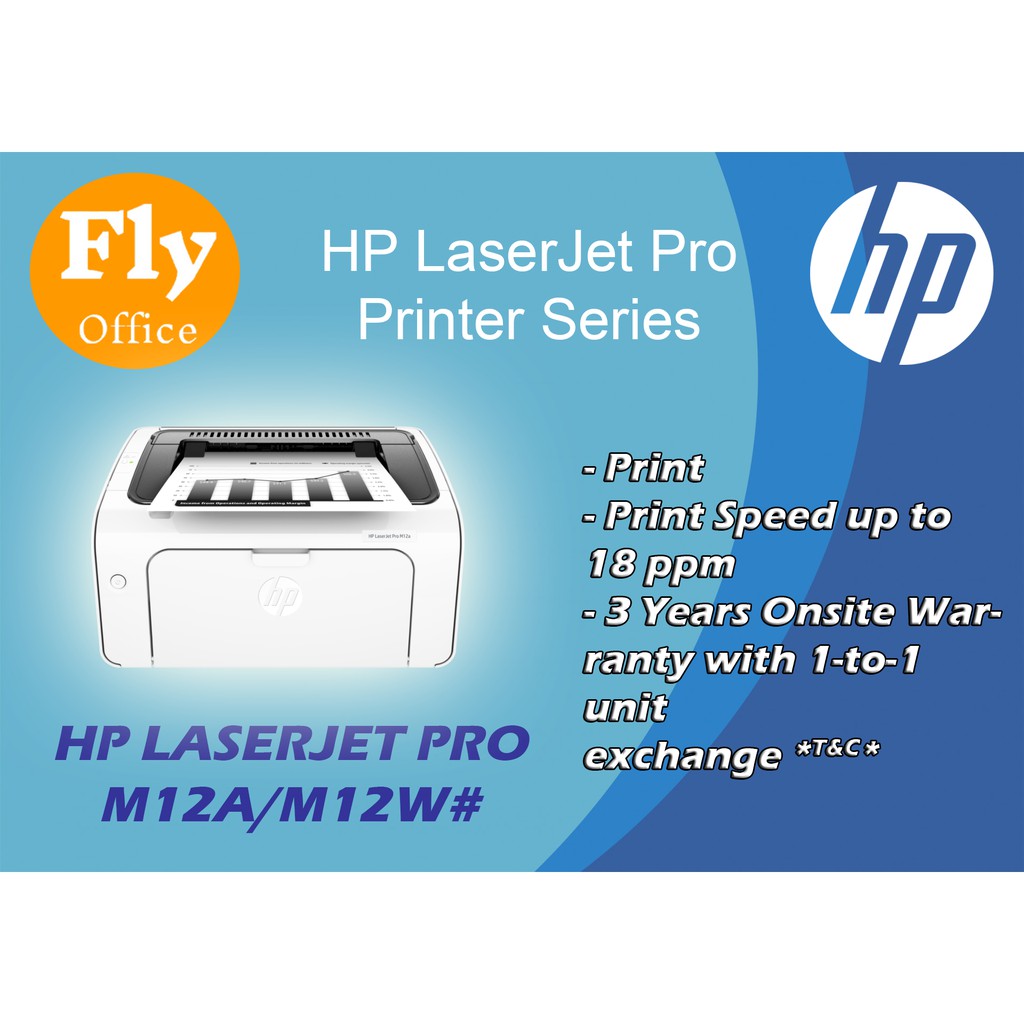 HP LASERJET PRO M12A MONOCHROME SINGLE FUNCTION PRINTER ...