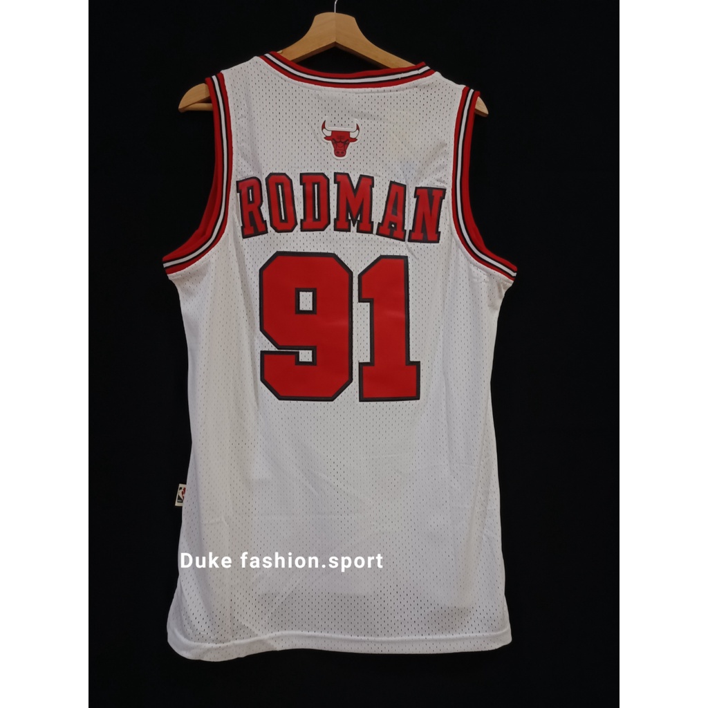 Mitchell & Ness Dennis Rodman Chicago Bulls NBA Throwback HWC Jersey - Red