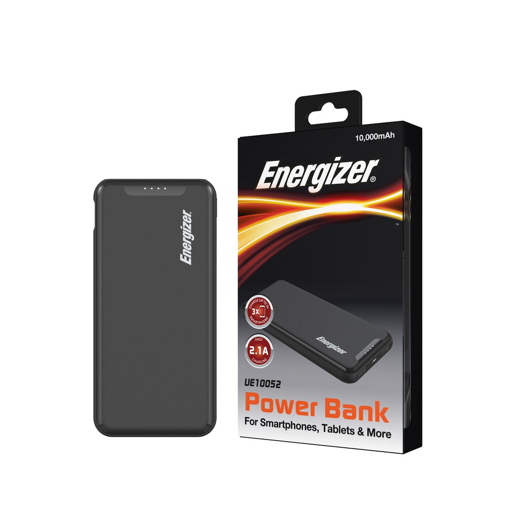 Energizer Power Bank Ue10052 Ue10042 Ue20003 10000mah 20000mah Shopee Malaysia