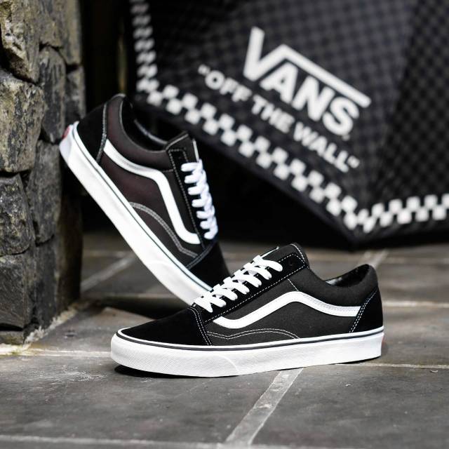 vans old skool black white original