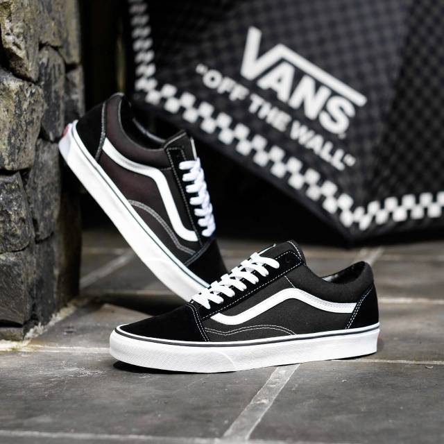 vans old skool black white japan market