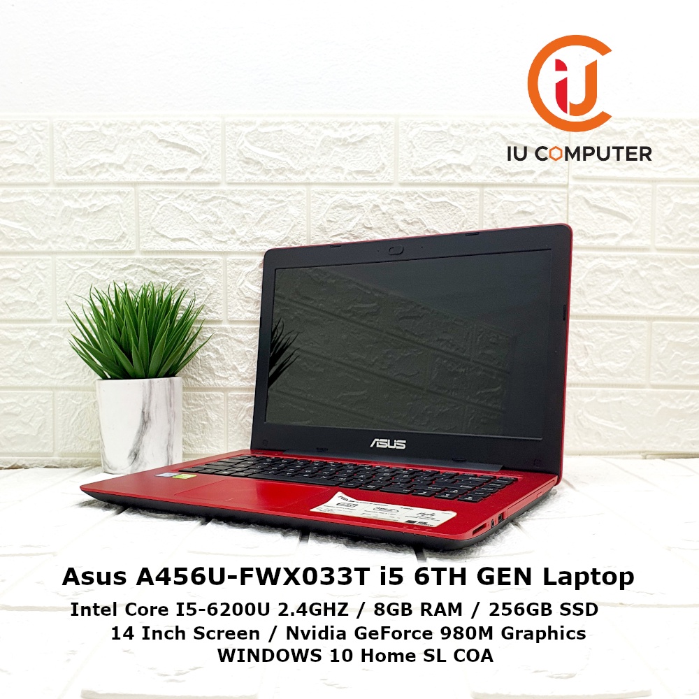 Asus A456u Fwx0033t Intel Core I5 6200u 8gb Ram 256gb Ssd Nvidia Geforce 930m Used Laptop 0215