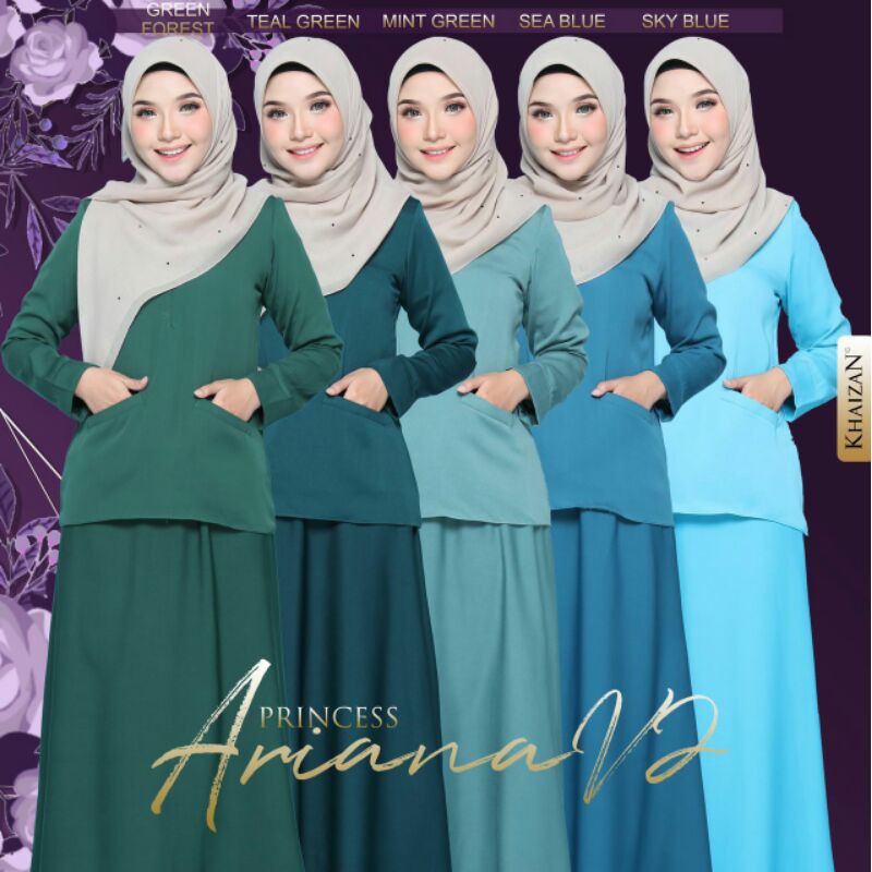 Ariana V2 baju kurung moden dengan design terkiniharga mampu 