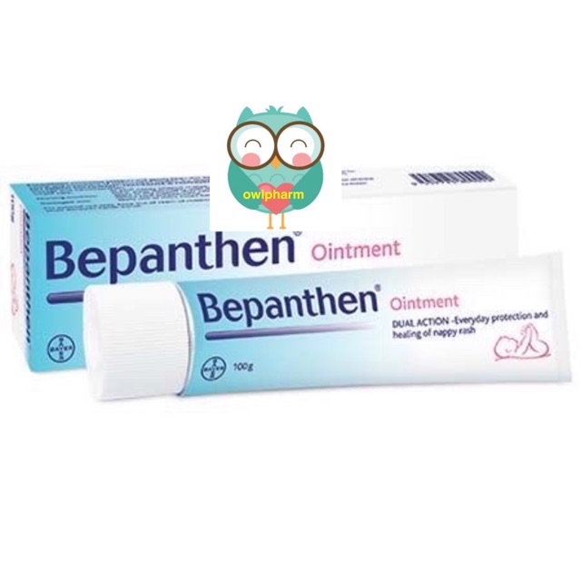 Bepanthen Ointment 100g for Nappy Rash Cracked Nipples after Breast