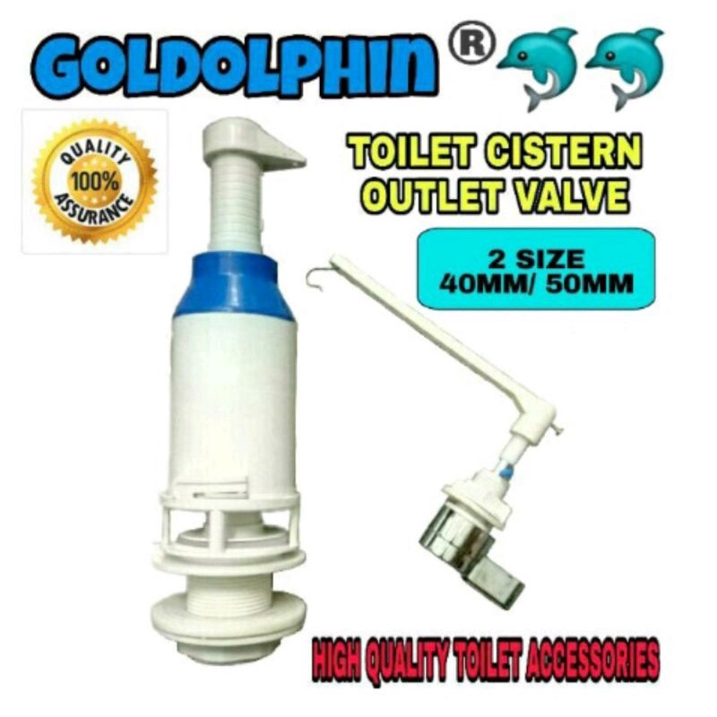 Goldolphin GDA 2000Lh (40mm / 50mm) cistern toilet flush handle
