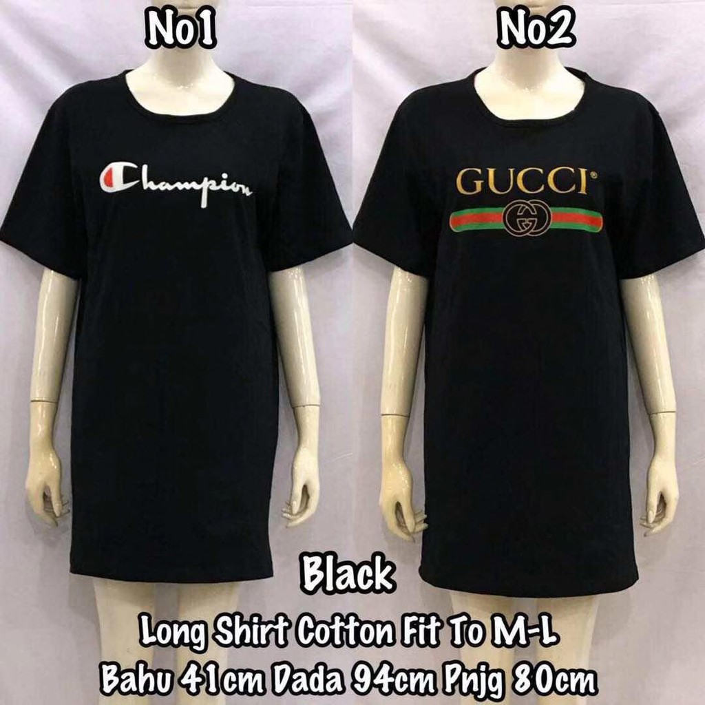 gucci champion shirt