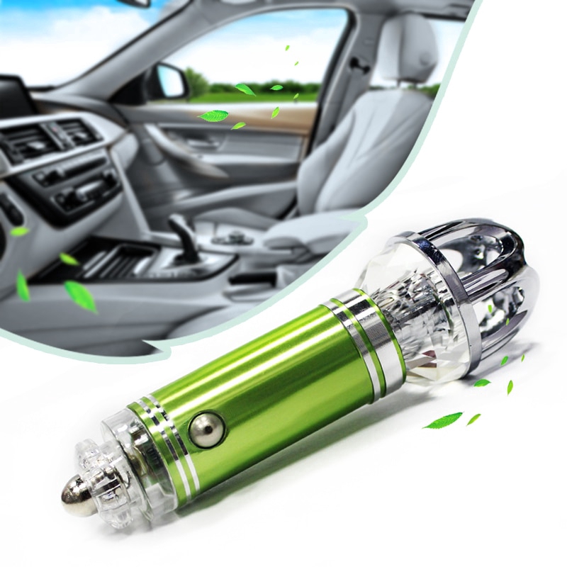 Car Air Purifier 12V Negative Ionizer Air Cleaner Car ...