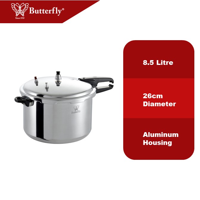 Butterfly Pressure Cooker 8.5L- BPC-26A