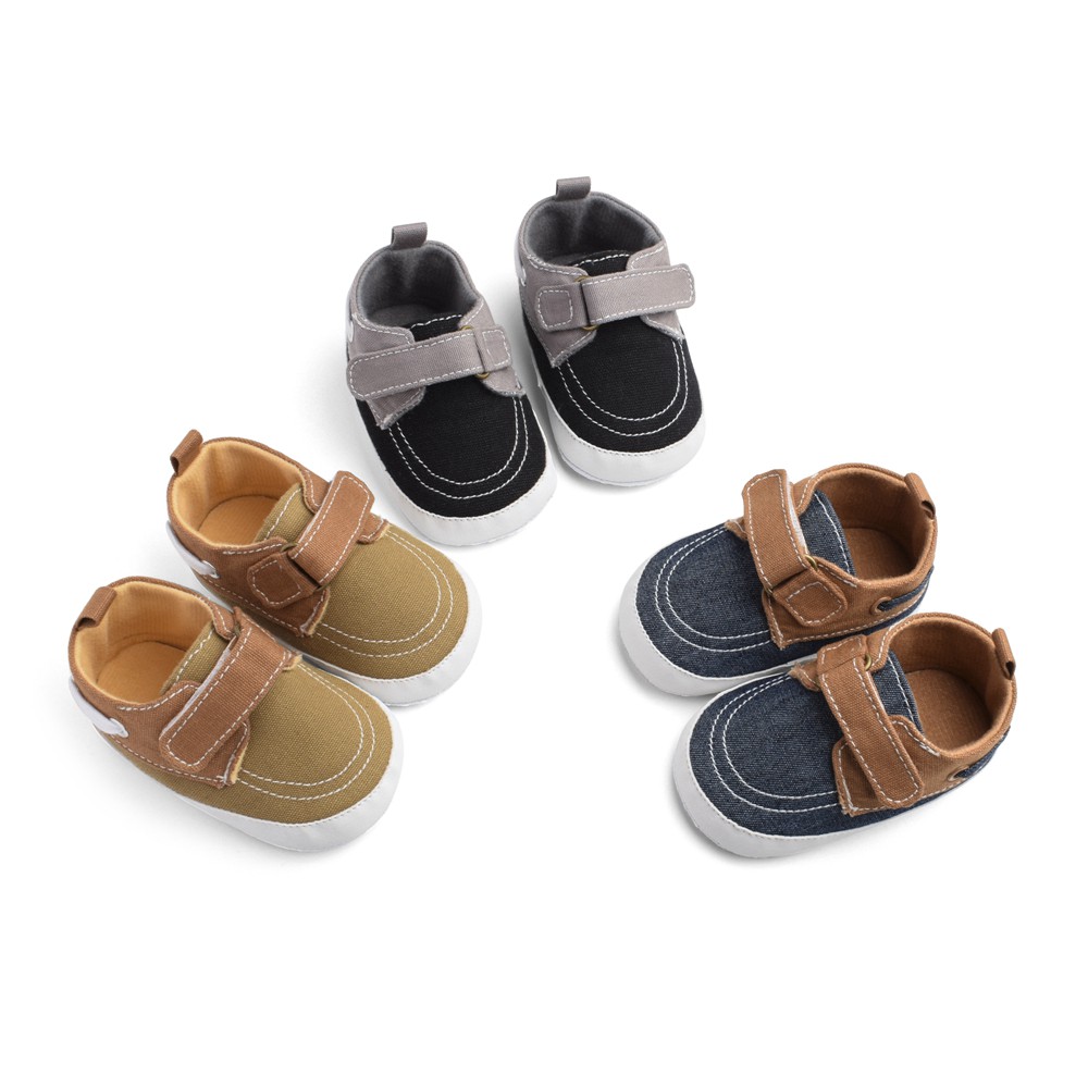Newborn baby shoes boys and girls soft soled cotton soft casual sports baby walking shoes