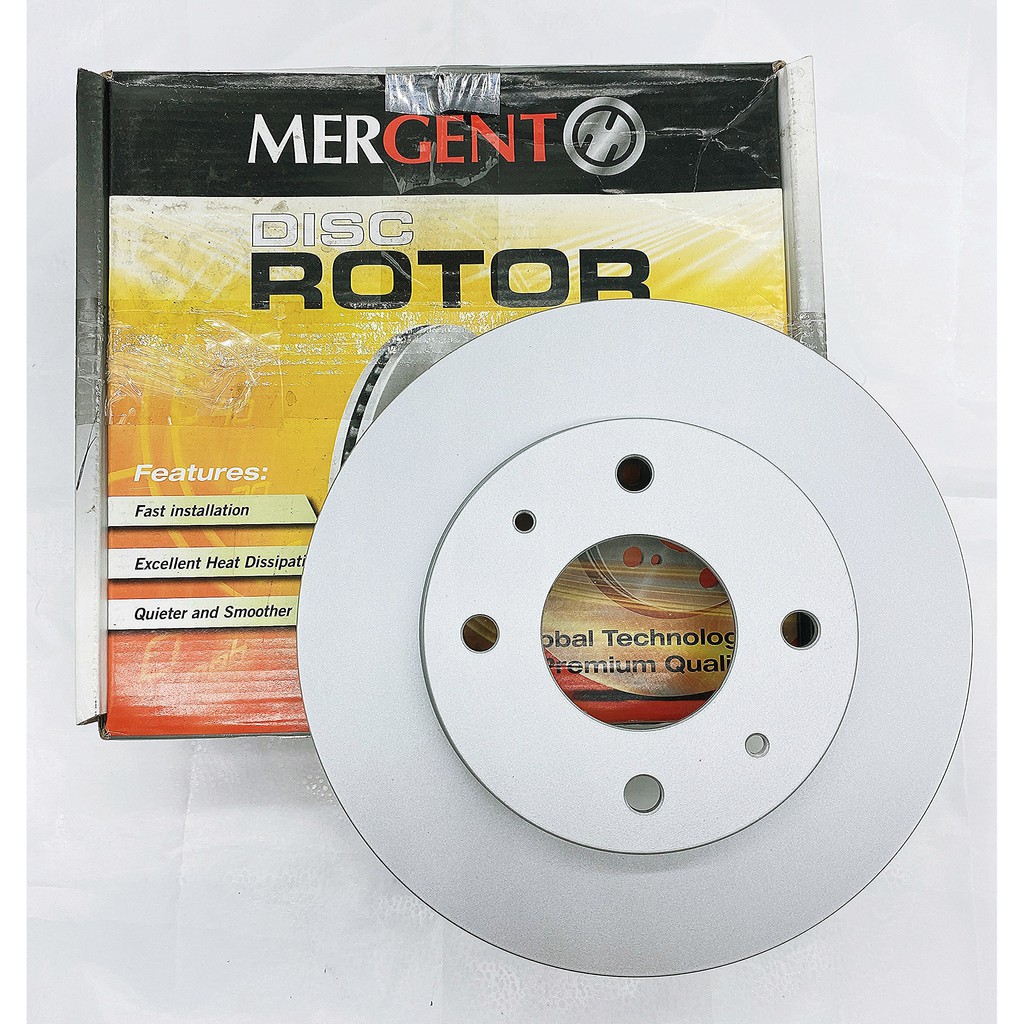 PERODUA KELISA KENARI VIVA FRONT BRAKE DISC ROTOR MBR9545 MERGENT