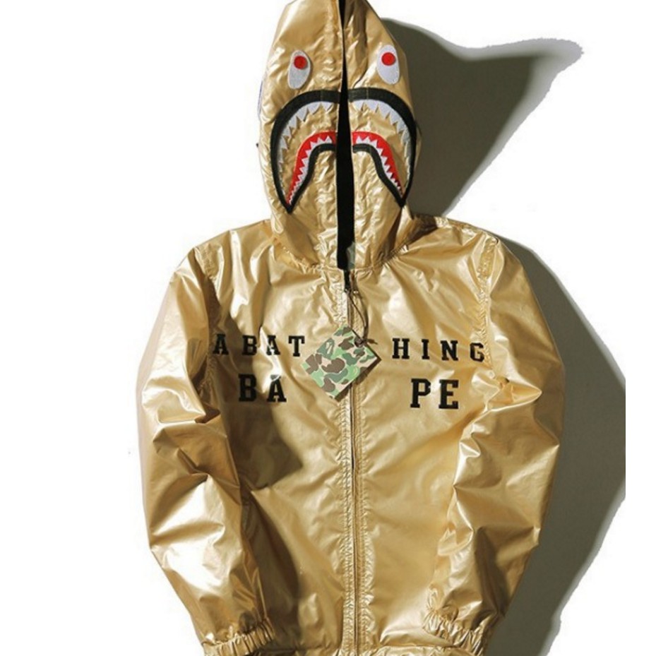 gold bape hoodie