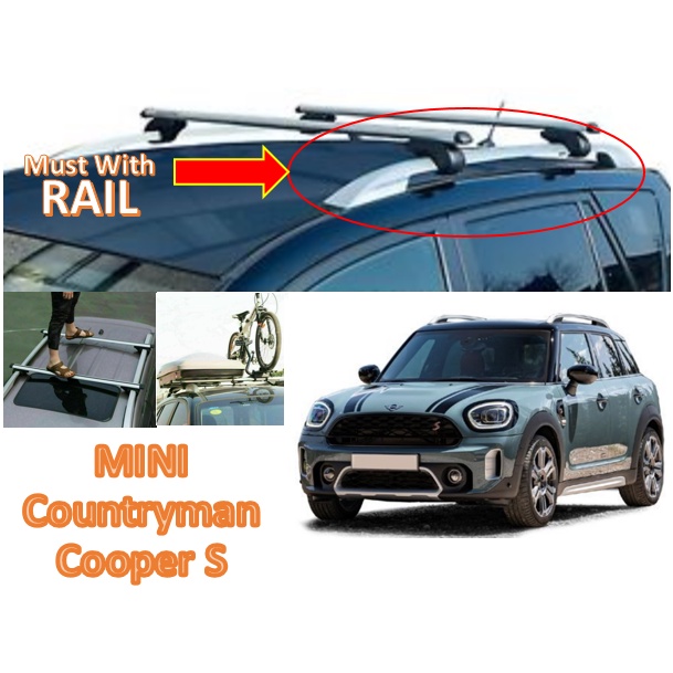 MINI Countryman Cooper S New Aluminium universal roof carrier Cross Bar Roof Rack Bar Roof Carrier Luggage Carrier