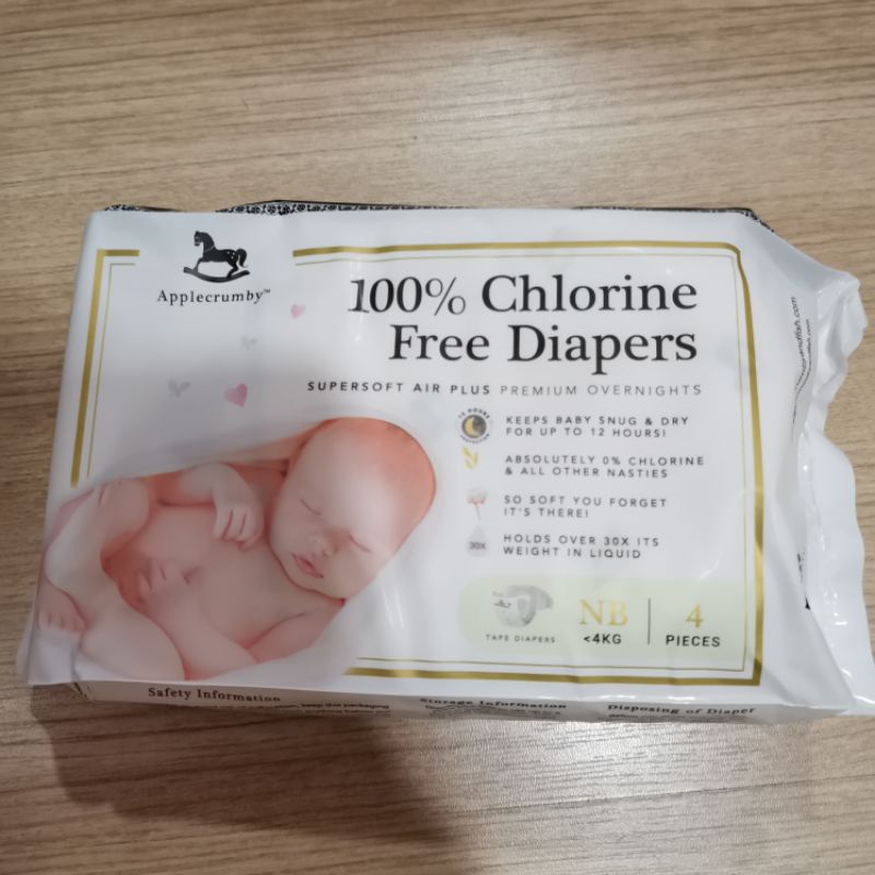 chlorine free diapers newborn nb 4pcs Shopee Malaysia