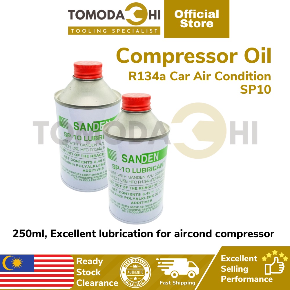 TOMODACHI Car Aircond Compressor Oil R134a Air Conditioning SP10 250ml