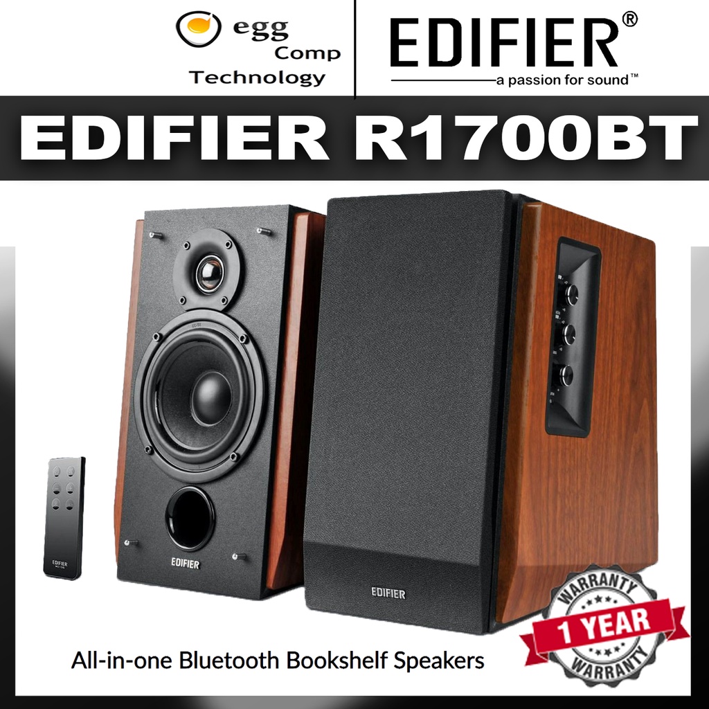 Edifier R1700BT Bookshelf Speaker with Bluetooth Function High Quality Studio Speaker Shopee