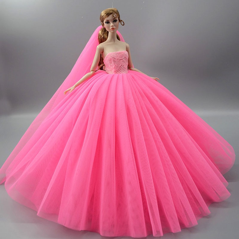 pink doll dress