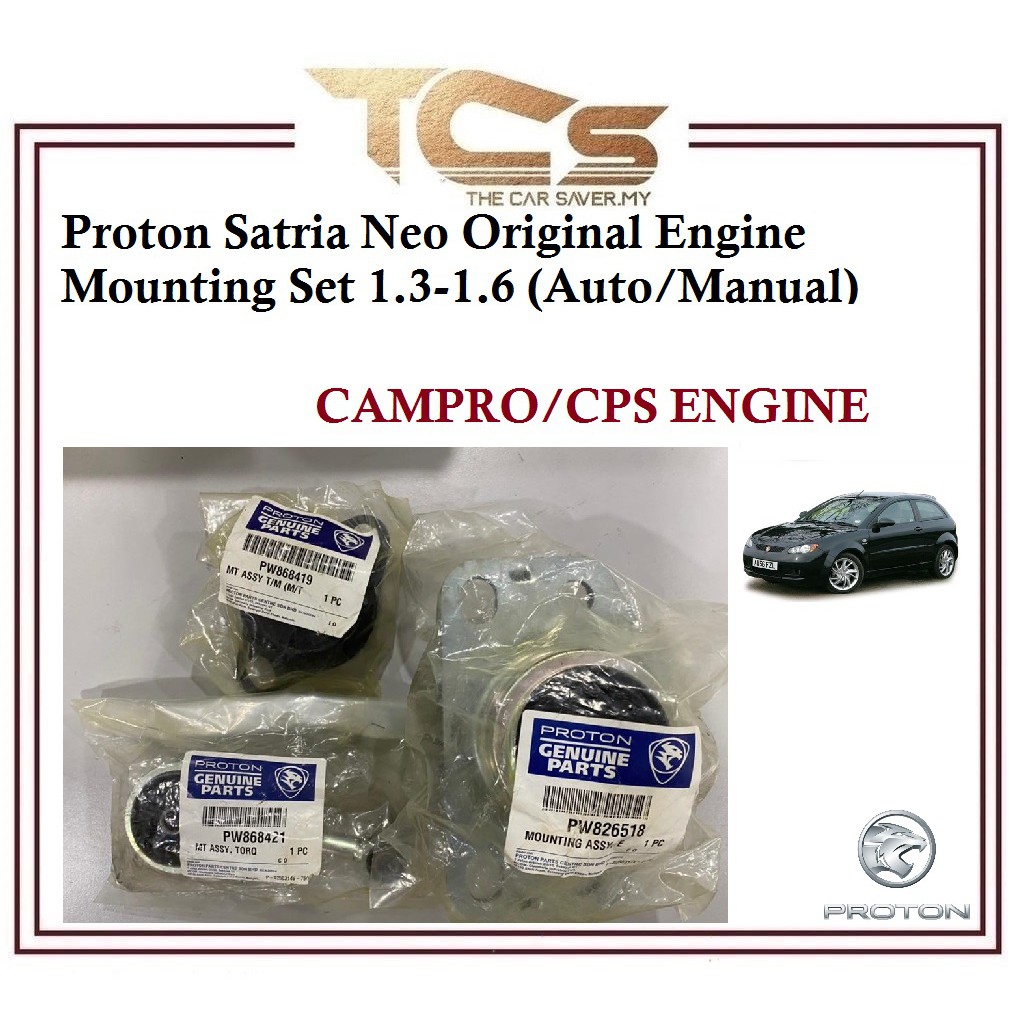 Proton Satria Neo Original Engine Mounting Set 1.3-1.6 (Auto/Manual)