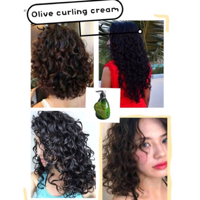Ready Stock 260 Ml Olive Natural Volume Curling Styling