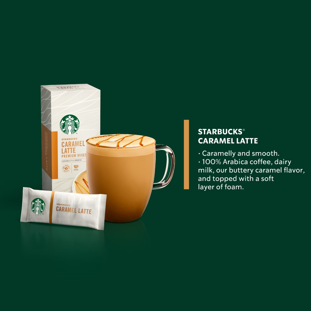 Starbucks® Caramel Latte Premium Instant Coffee Mixes (4 Sticks/Box) | Shopee Malaysia