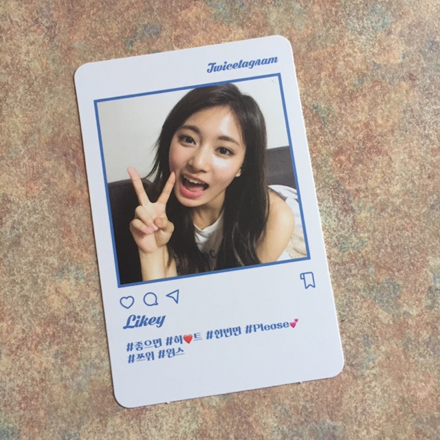 Twice Instagram Photocards Twice