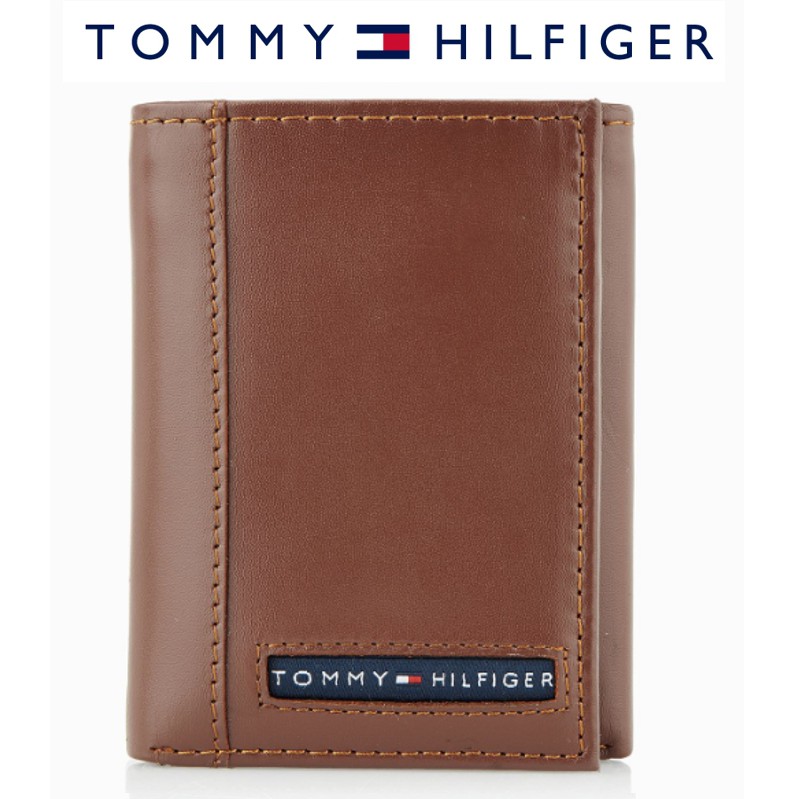 tommy hilfiger cambridge leather wallet