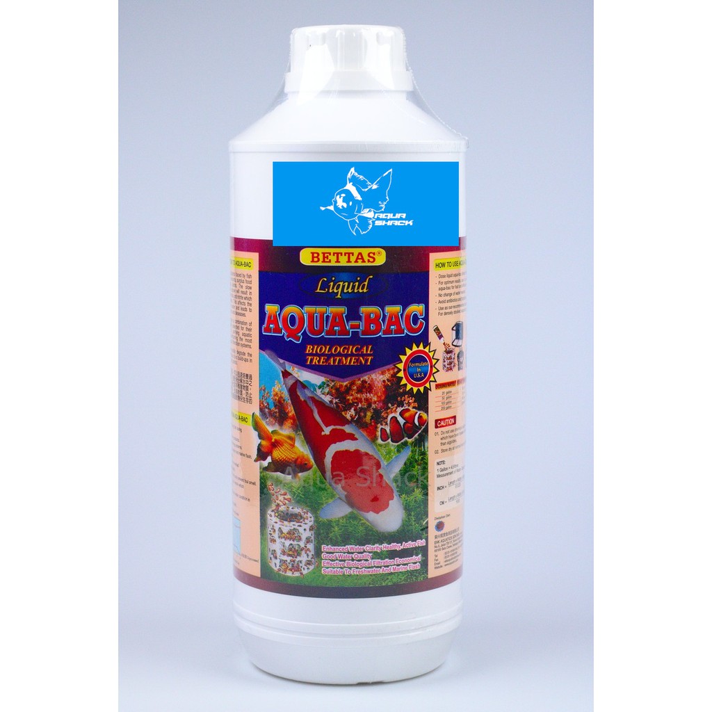 Ubat Bacteria Aquarium Water Treatment Bacteria BETTAS AQUABAC 1