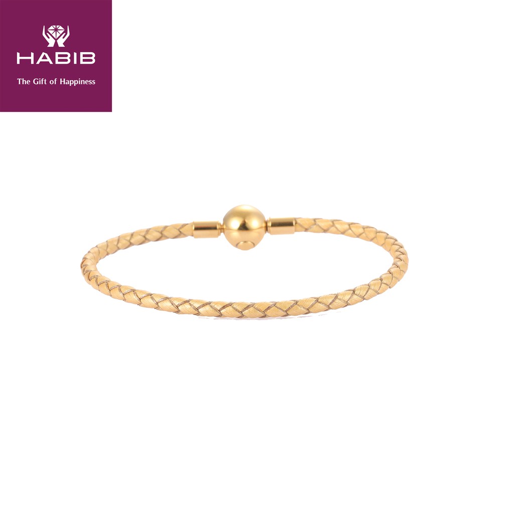 HABIB Brass Bracelet Gold Colour Shopee Malaysia
