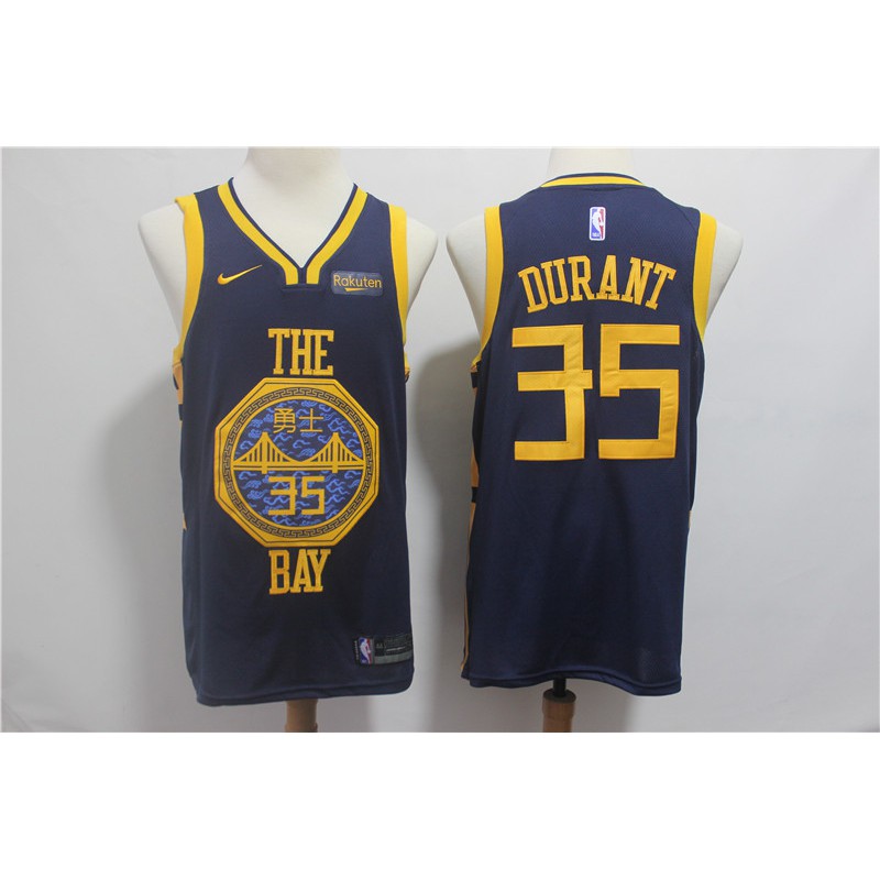 Nike Golden State Warriors Kevin Durant 2018 2019 City Edition Swingman Jersey Shopee Malaysia
