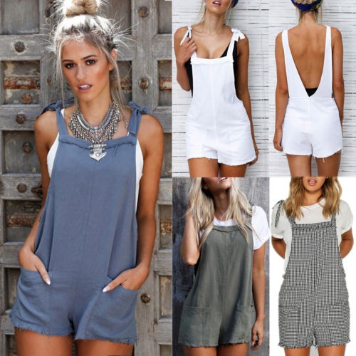 dungarees playsuit