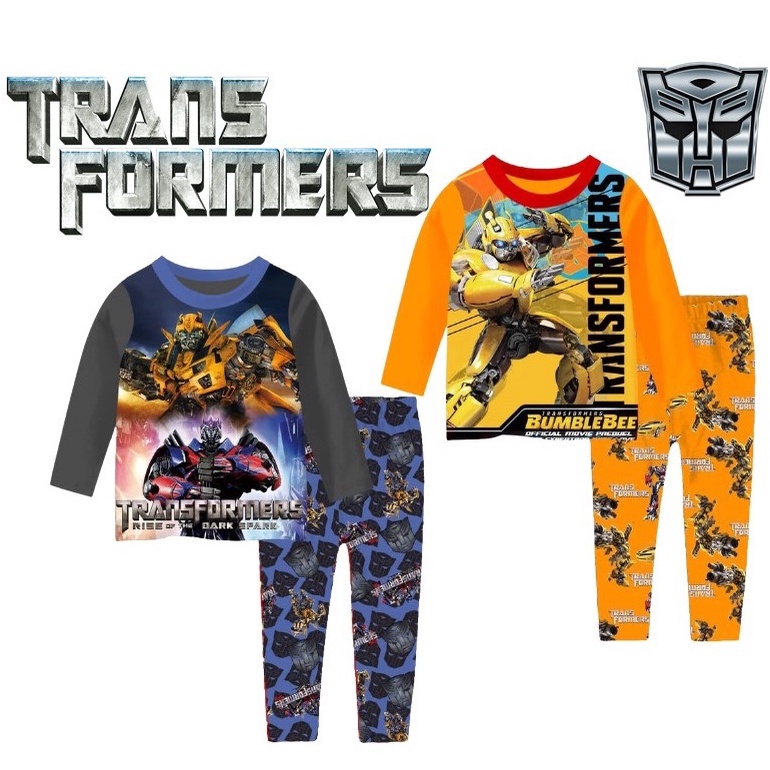 [3T-12T] TRANSFORMER Optimus Prime Bumblebee Kids Cloths. Baju Budak ...