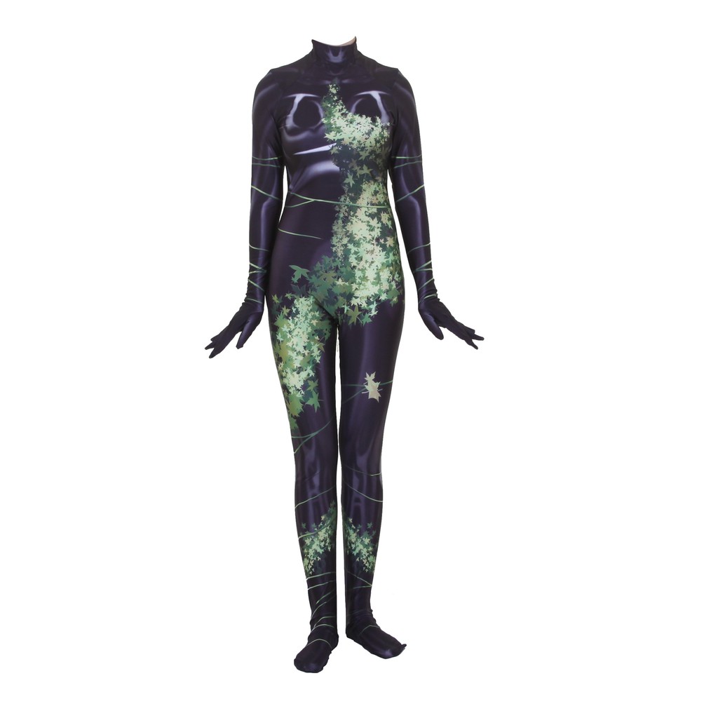 Poison Ivy Plantgirl Cosplay Costume 3d Printing Zentai Bodysuit Spandex Superhero Halloween Jumpsuits Shopee Malaysia