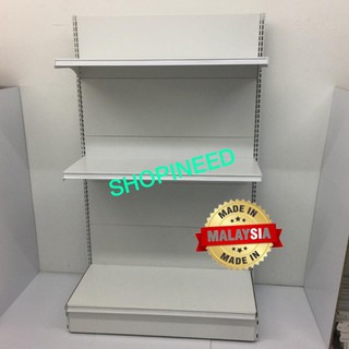  WALL  GONDOLA  5 H x 3 L DISPLAY RACK SINGLE SIDE RAK  