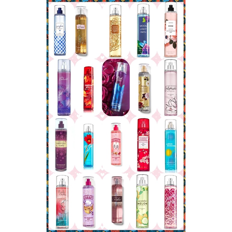 Bath & Body Works Fine Fragrance Mist | Shopee Malaysia