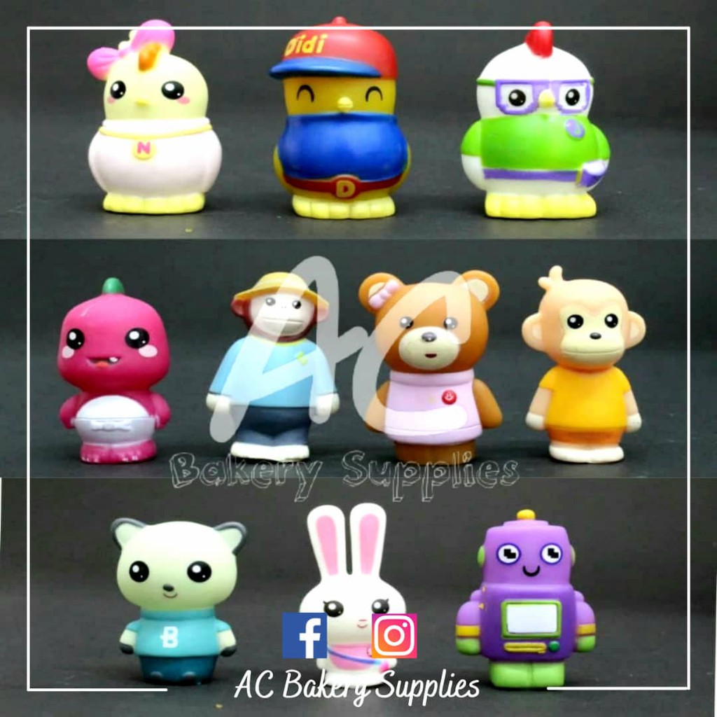 Buy Didi Friends 10pcs Cake Topper Decoration Toy Seetracker Malaysia