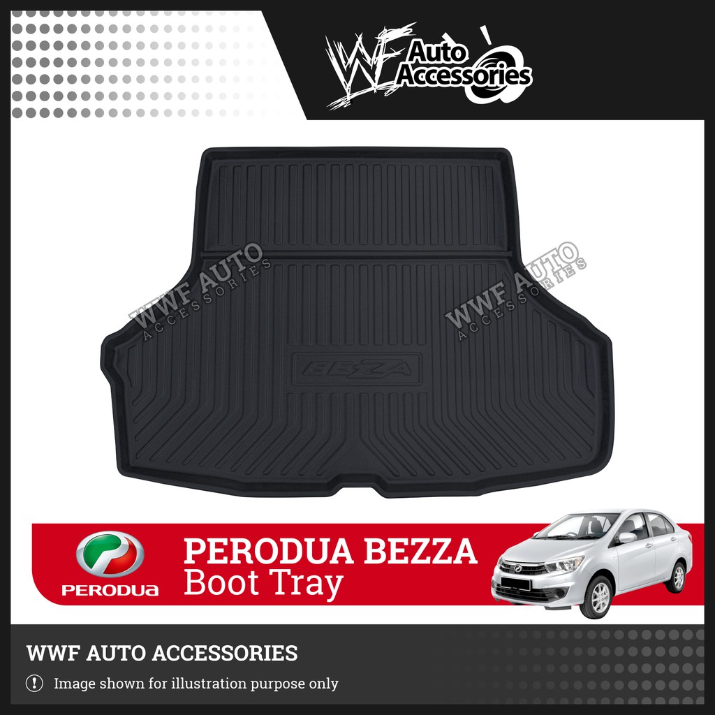 Perodua Bezza Rear Trunk Cargo Car Boot Tray Shopee Malaysia