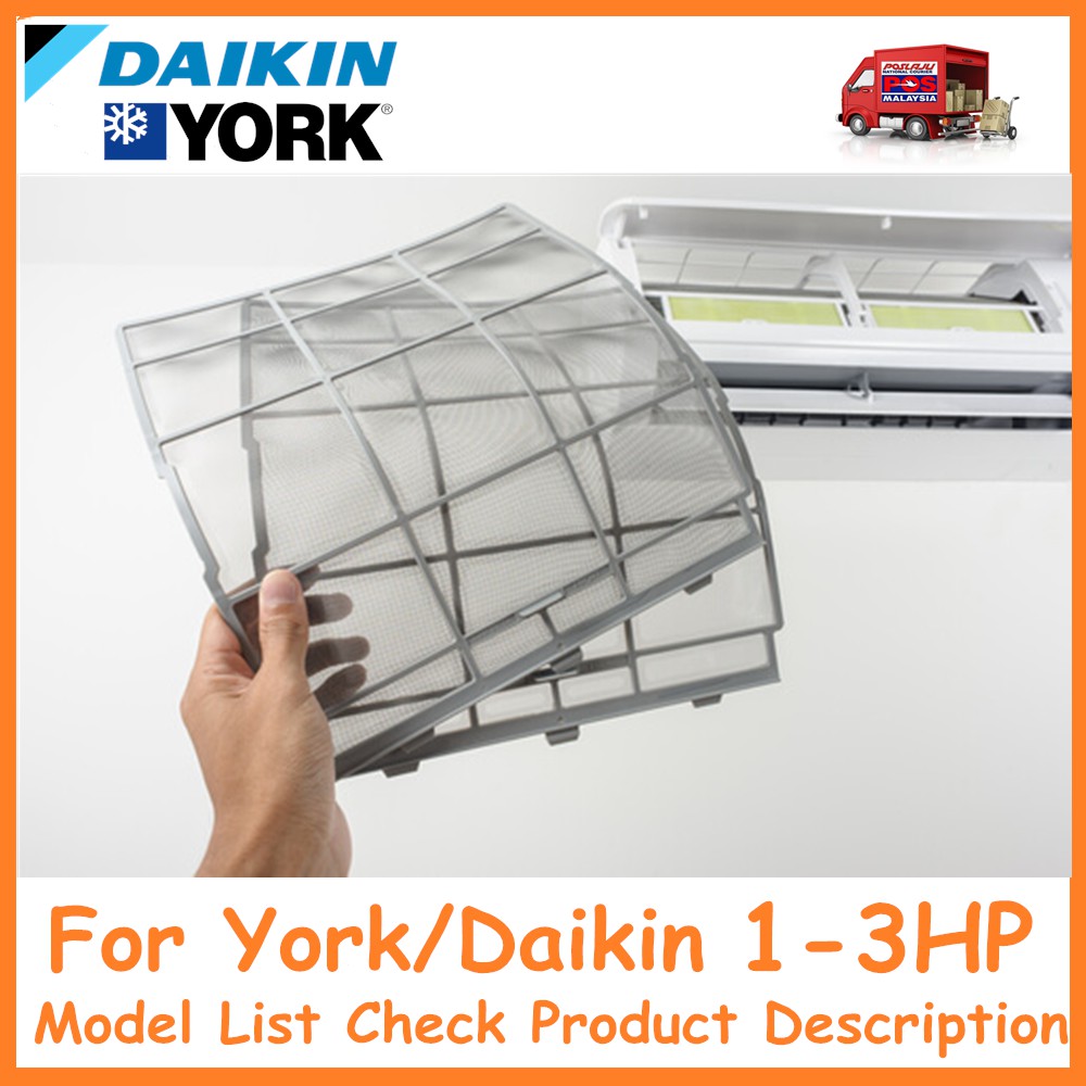 YORK ACSON DAIKIN AirCond Filter For Wall Mounted 12.5HP Genuine Part