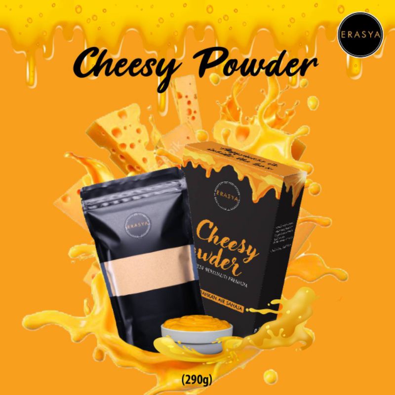 🔥Cheesy Powder By Erasya🔥 290g ( Spicy & Original ) Serbuk Cheese