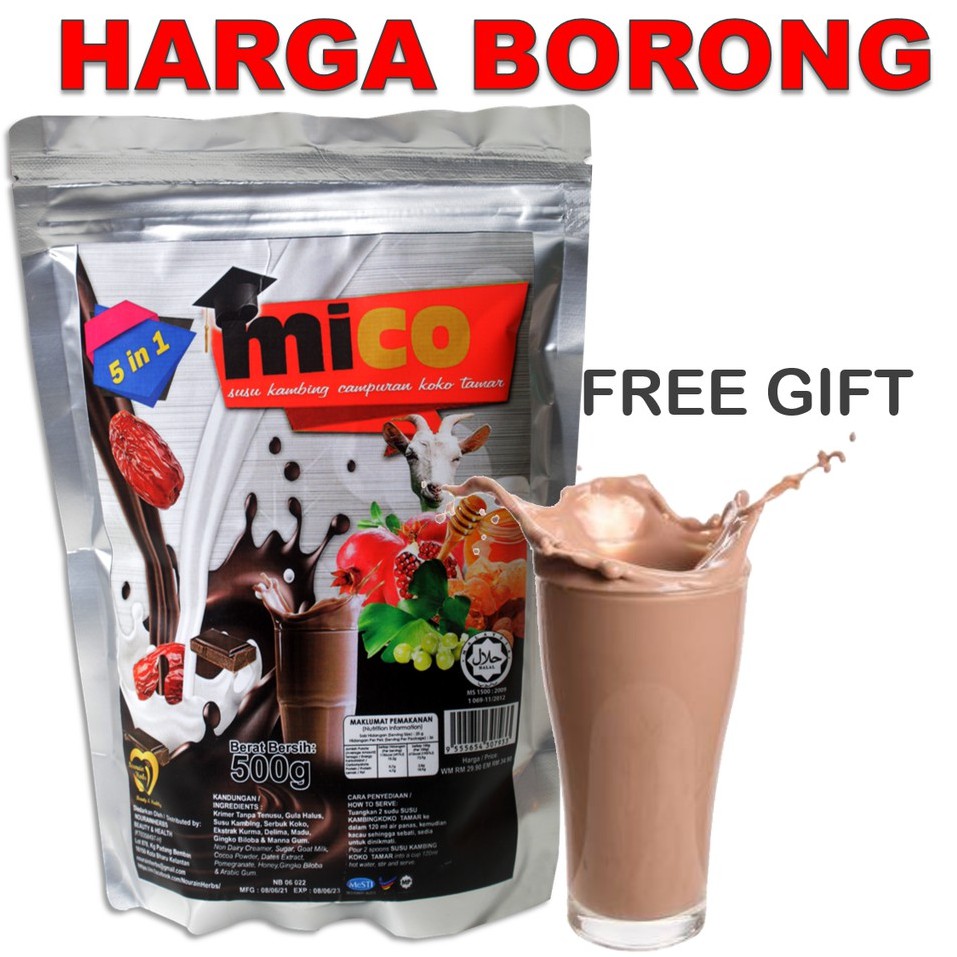 [BORONG] MICO SUSU KAMBING KOKO TAMAR (COKLAT)