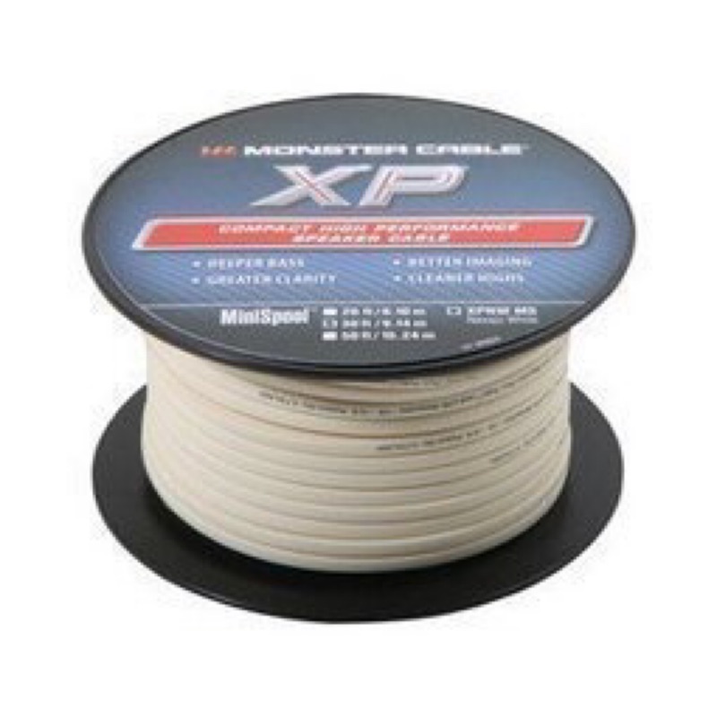 Monster XP® (50 Feet) 16gauge Speaker Cable With Clear, 54 OFF