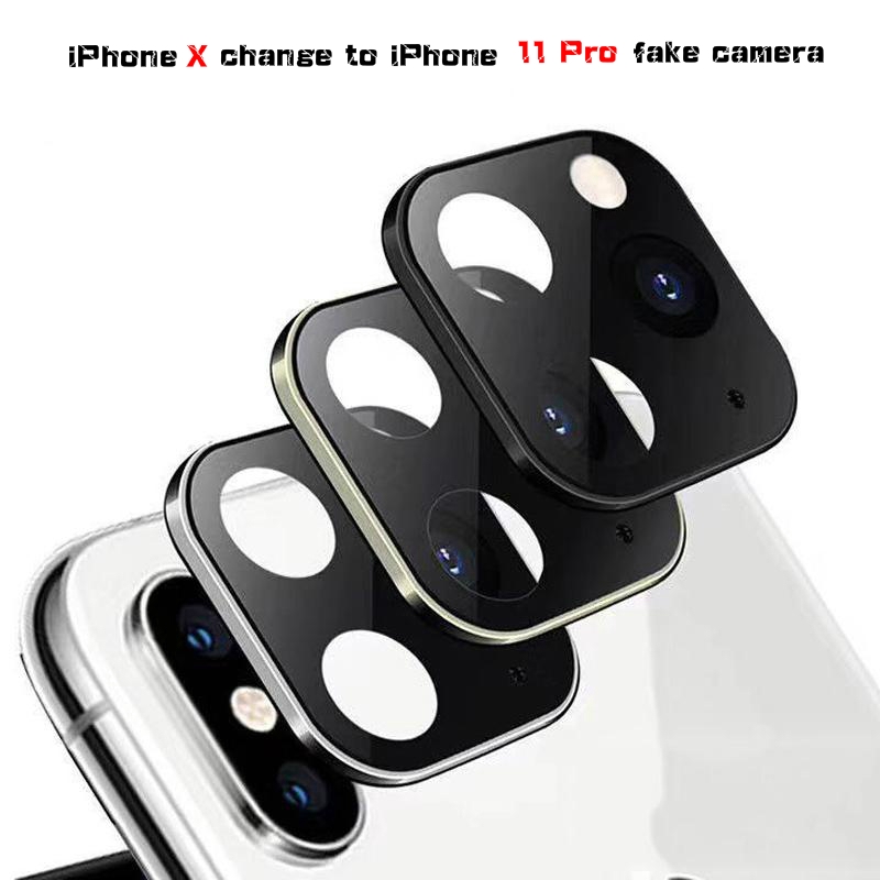 Fake Camera For Iphone X To Iphone 11 Pro Lens Screen Protector For Iphone Xs Max To Iphone 11 Pro Max Sticker Glass Shopee Malaysia