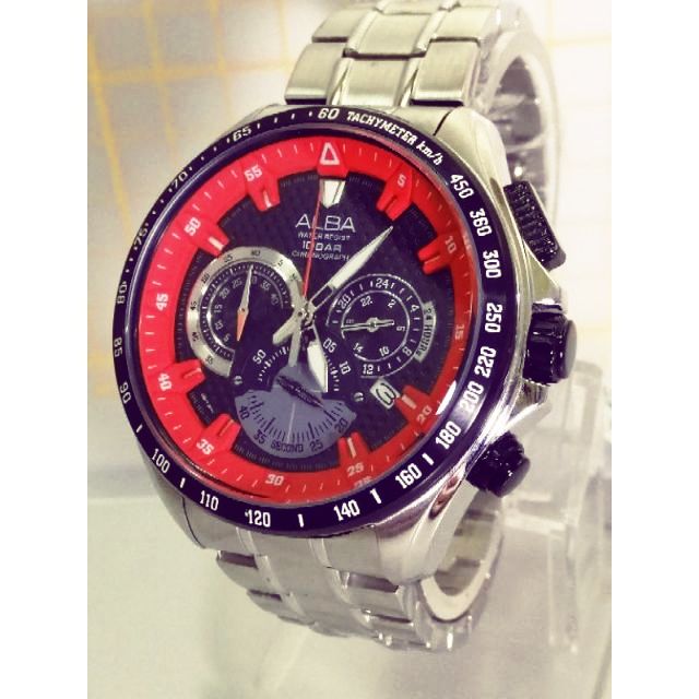 Alba Chronograph Sign A Vk63 X019 Shopee Malaysia
