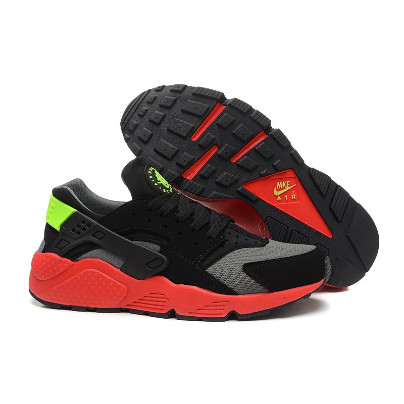 black red green huaraches
